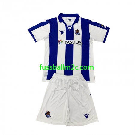 Fußballtrikots Real Sociedad Kinder Heim Trikotsatz 2024-2025 Fußballtrikots Real Sociedad Kinder Heim Trikotsatz 2024-2025